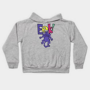 Eek the cat 90s color Kids Hoodie